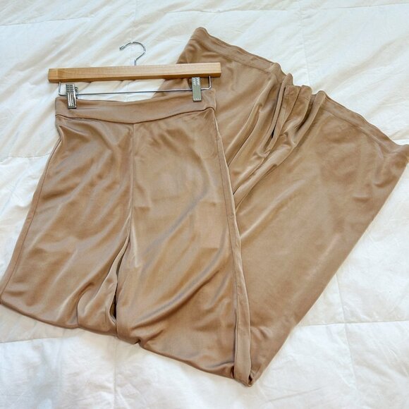 NWT Alexis Camilo High-Rise Wide-Leg Pants Beige Tan Women’s Size Small - Picture 4 of 9